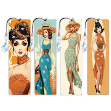 Load image into Gallery viewer, 4Pcs/Set 4Pcs/Set Yellow Flowers And Horse-Diamond Bookmark
