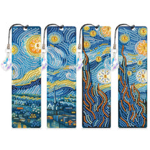 Load image into Gallery viewer, 4Pcs/Set 4Pcs/Set Yellow Flowers And Horse-Diamond Bookmark
