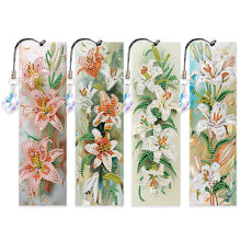 Load image into Gallery viewer, 4Pcs/Set 4Pcs/Set Yellow Flowers And Horse-Diamond Bookmark
