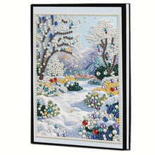 Load image into Gallery viewer, Flowers And Cat-DIY Diamonds Painting Notebook 50 Pages
