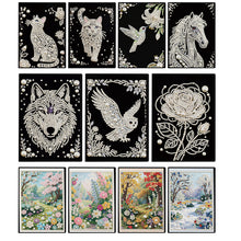 Load image into Gallery viewer, Flowers And Cat-DIY Diamonds Painting Notebook 50 Pages
