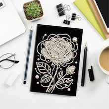 Load image into Gallery viewer, Flowers And Cat-DIY Diamonds Painting Notebook 50 Pages
