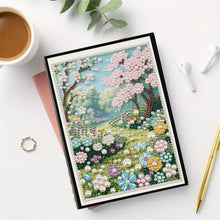 Load image into Gallery viewer, Flowers And Cat-DIY Diamonds Painting Notebook 50 Pages
