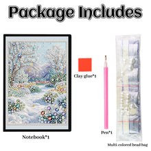 Load image into Gallery viewer, Flowers And Cat-DIY Diamonds Painting Notebook 50 Pages
