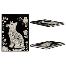 Load image into Gallery viewer, Flowers And Cat-DIY Diamonds Painting Notebook 50 Pages
