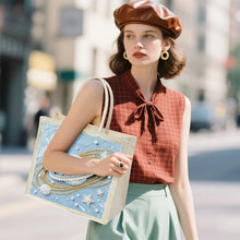 Load image into Gallery viewer, Waves-Diamond Chain Crossbody Bag
