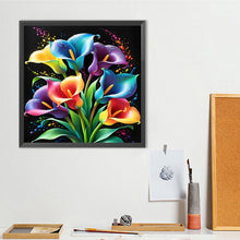 Load image into Gallery viewer, Calla Lily-Full Round Diamond Painting-40x40cm
