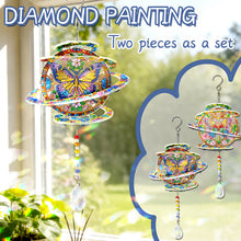Load image into Gallery viewer, 2Pcs/Set Hummingbirds And Butterflies-SunCatcher Window Hanging Diamond Wind Chimes
