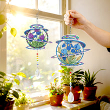 Load image into Gallery viewer, 2Pcs/Set Hummingbirds And Butterflies-SunCatcher Window Hanging Diamond Wind Chimes

