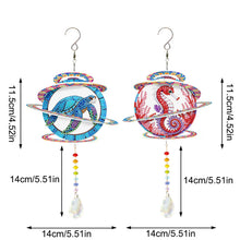 Load image into Gallery viewer, 2Pcs/Set Hummingbirds And Butterflies-SunCatcher Window Hanging Diamond Wind Chimes
