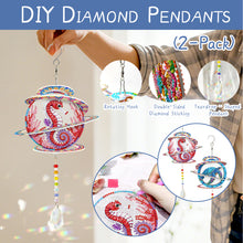 Load image into Gallery viewer, 2Pcs/Set Hummingbirds And Butterflies-SunCatcher Window Hanging Diamond Wind Chimes
