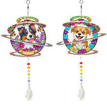Load image into Gallery viewer, 2Pcs/Set Hummingbirds And Butterflies-SunCatcher Window Hanging Diamond Wind Chimes
