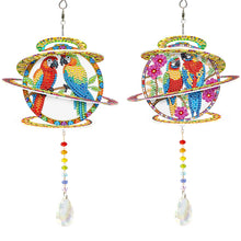 Load image into Gallery viewer, 2Pcs/Set Hummingbirds And Butterflies-SunCatcher Window Hanging Diamond Wind Chimes

