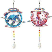 Load image into Gallery viewer, 2Pcs/Set Hummingbirds And Butterflies-SunCatcher Window Hanging Diamond Wind Chimes
