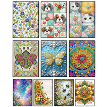 Load image into Gallery viewer, Mandala-DIY Diamonds Painting Notebook 50 Pages
