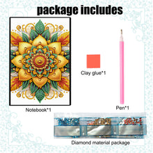 Load image into Gallery viewer, Mandala-DIY Diamonds Painting Notebook 50 Pages
