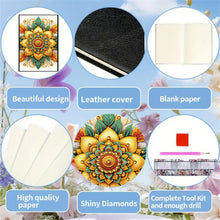 Load image into Gallery viewer, Mandala-DIY Diamonds Painting Notebook 50 Pages
