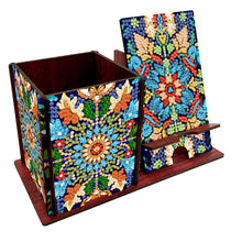 Load image into Gallery viewer, Bluebird-Diamond Candle Holder-Diamond Desktop Ornament
