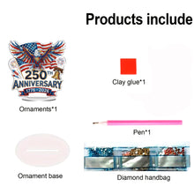 Load image into Gallery viewer, 250Th Anniversary Of The Usa-Single Side Drill-Acrylic Diamond Desktop Ornament
