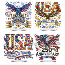 Load image into Gallery viewer, 250Th Anniversary Of The Usa-Single Side Drill-Acrylic Diamond Desktop Ornament
