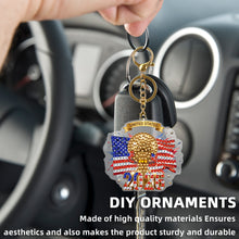 Load image into Gallery viewer, 6Pcs/Set Football World Contest Flag-Double Side Drill-Diamond Keychain
