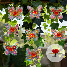 Load image into Gallery viewer, 8Pcs/Set Dragonfly-Diamond Candle Holder-Diamond Desktop Ornament
