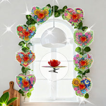Load image into Gallery viewer, 8Pcs/Set Dragonfly-Diamond Candle Holder-Diamond Desktop Ornament
