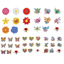 Load image into Gallery viewer, 8Pcs/Set Dragonfly-Diamond Candle Holder-Diamond Desktop Ornament
