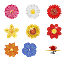 Load image into Gallery viewer, 8Pcs/Set Dragonfly-Diamond Candle Holder-Diamond Desktop Ornament
