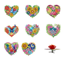 Load image into Gallery viewer, 8Pcs/Set Dragonfly-Diamond Candle Holder-Diamond Desktop Ornament
