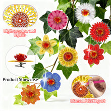 Load image into Gallery viewer, 8Pcs/Set Dragonfly-Diamond Candle Holder-Diamond Desktop Ornament

