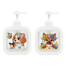 Load image into Gallery viewer, 2Pcs/Set Bear-Diamond Candle Holder-Diamond Desktop Ornament
