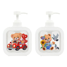 Load image into Gallery viewer, 2Pcs/Set Bear-Diamond Candle Holder-Diamond Desktop Ornament
