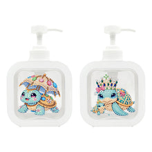 Load image into Gallery viewer, 2Pcs/Set Bear-Diamond Candle Holder-Diamond Desktop Ornament
