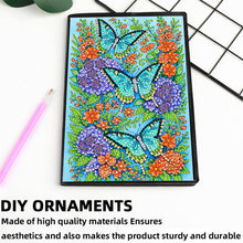 Load image into Gallery viewer, Butterflies And Roses-DIY Diamonds Painting Notebook 50 Pages
