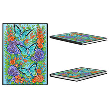 Load image into Gallery viewer, Butterflies And Roses-DIY Diamonds Painting Notebook 50 Pages
