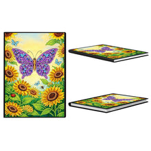 Load image into Gallery viewer, Butterflies And Roses-DIY Diamonds Painting Notebook 50 Pages

