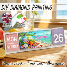 Load image into Gallery viewer, Flower-Diamond Paper Flip Calendar
