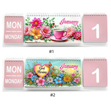 Load image into Gallery viewer, Flower-Diamond Paper Flip Calendar
