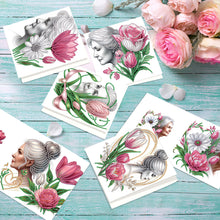 Load image into Gallery viewer, 6Pcs/Set Flourishing Butterflies-Diamond Greeting Cards
