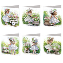 Load image into Gallery viewer, 6Pcs/Set Flourishing Butterflies-Diamond Greeting Cards
