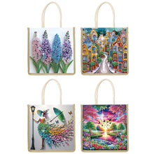 Load image into Gallery viewer, Stream Dawn Scene-Diamond Chain Crossbody Bag

