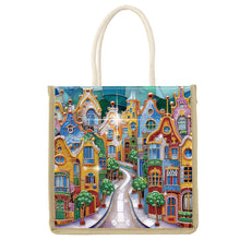 Load image into Gallery viewer, Stream Dawn Scene-Diamond Chain Crossbody Bag
