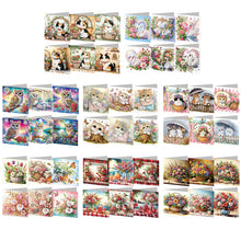 Load image into Gallery viewer, 6Pcs/Set Bouquet-Diamond Greeting Cards
