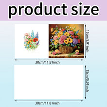Load image into Gallery viewer, 6Pcs/Set Bouquet-Diamond Greeting Cards
