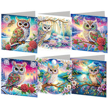 Load image into Gallery viewer, 6Pcs/Set Bouquet-Diamond Greeting Cards
