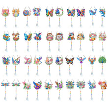 Load image into Gallery viewer, 2Pcs/Set Bow-Shaped Easter Egg-SunCatcher Window Hanging Diamond Wind Chimes
