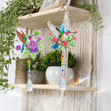 Load image into Gallery viewer, 2Pcs/Set Bow-Shaped Easter Egg-SunCatcher Window Hanging Diamond Wind Chimes
