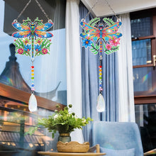 Load image into Gallery viewer, 2Pcs/Set Bow-Shaped Easter Egg-SunCatcher Window Hanging Diamond Wind Chimes
