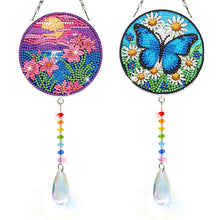 Load image into Gallery viewer, 2Pcs/Set Cross-SunCatcher Window Hanging Diamond Wind Chimes
